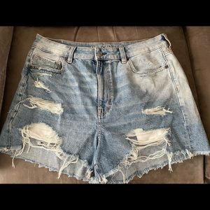 Light washed, ripped American Eagle shorts! (size 12)